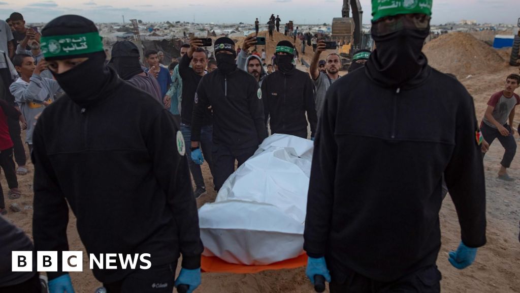 Israel receives coffins Hamas says contain two Gaza hostages' bodies
