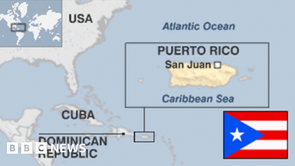 Map puerto rico Where is