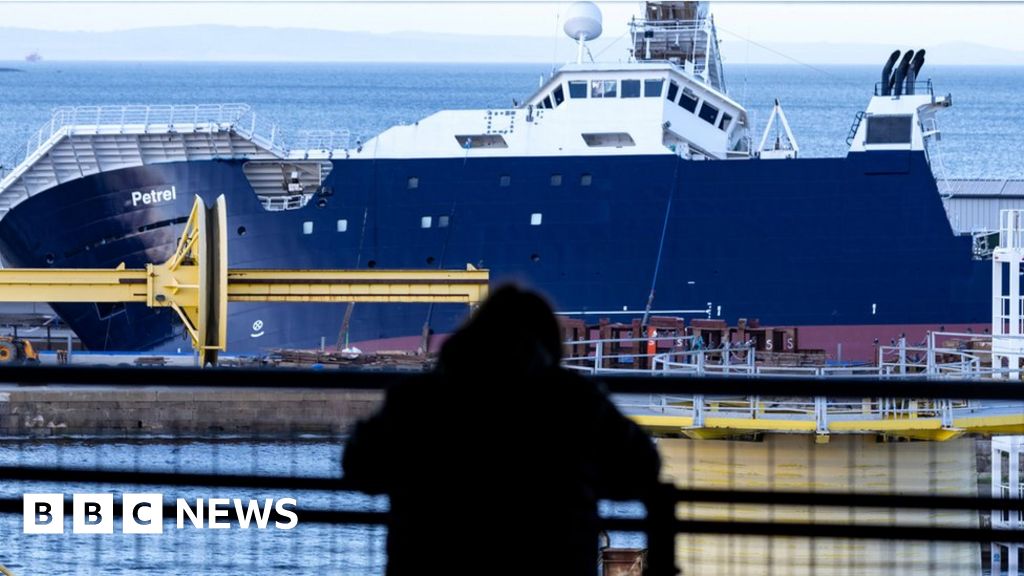 Dislodged ship tips over in Edinburgh dry dock