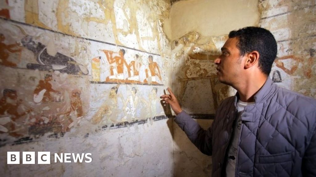 Egypt Unveils Year Old Tomb Of Ancient Priestess Bbc News