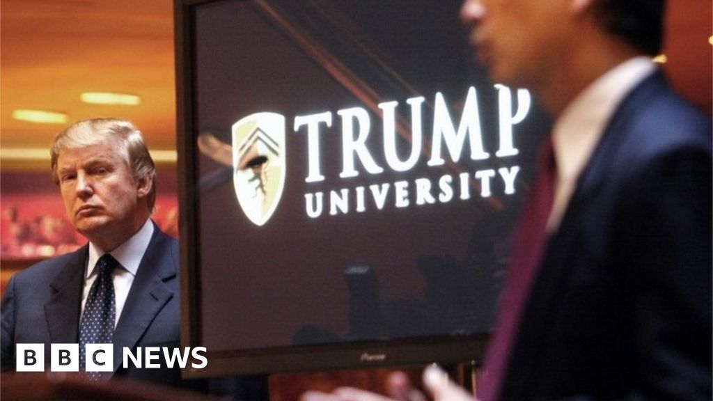 Trump Settles Trump University Lawsuits For 25m Bbc News