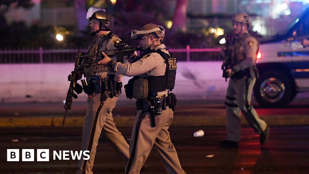 Las Vegas Shooting Moment Police Burst Into Gunman S Room Bbc News