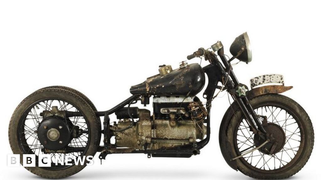 Brough Motorcycle Breaks World Record At Auction Bbc News