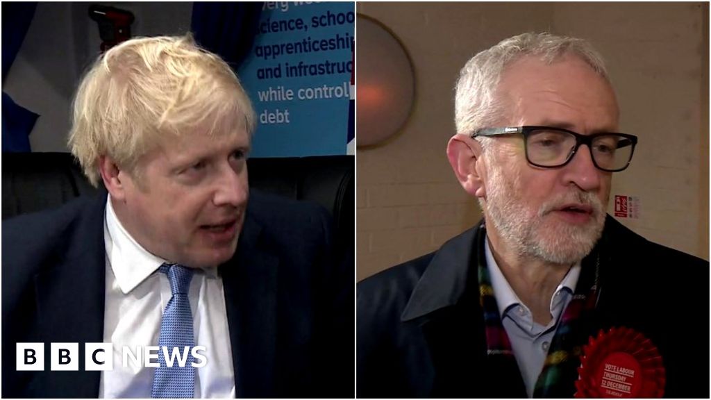 General Election 2019 Boris Johnson And Jeremy Corbyn Make Last Pitches Of Campaign Bbc News