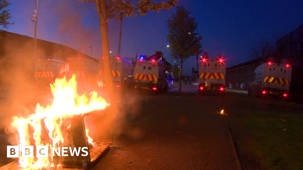 NI riots: Fourteen police hurt in another night of violence