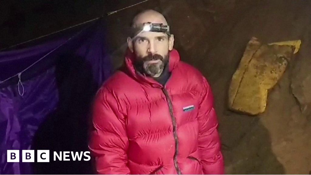 Trapped caver Mark Dickey videos message thanking rescuers