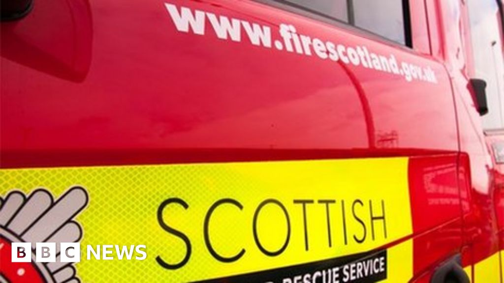 School bus evacuated after fire breaks out near West Linton BBC News
