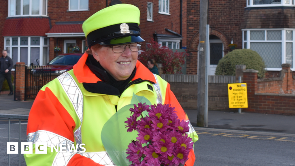 Long-serving lollipop lady Beryl retires after 57 years