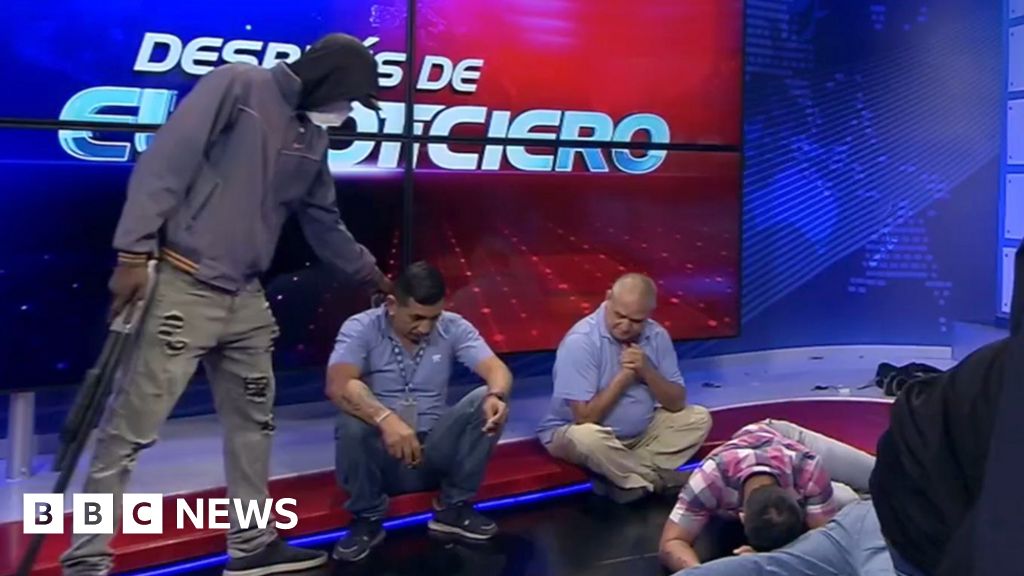 Ecuador declares war on armed gangs after TV station attacked on air (bbc.com)