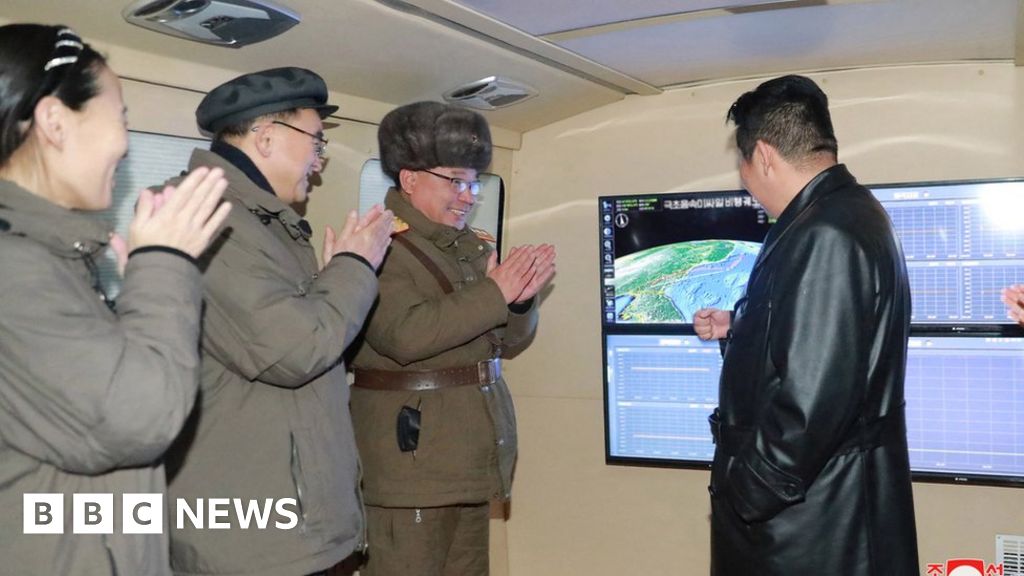 North Korea says Kim Jong-un oversaw third hypersonic missile test – BBC News