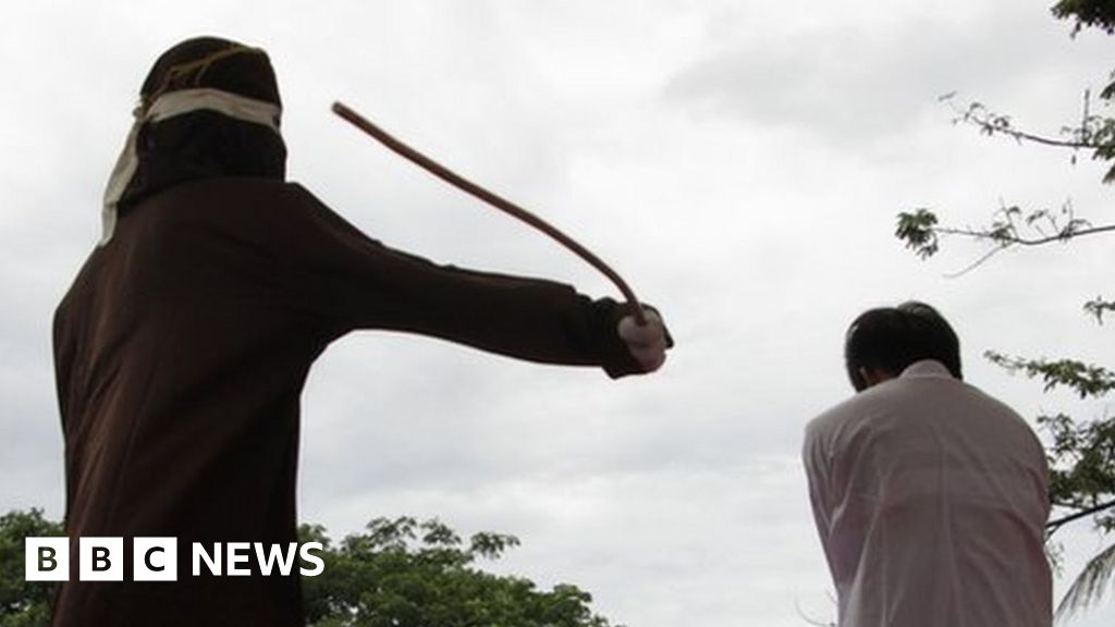 Indonesian Men Caned For Gay Sex In Aceh Bbc News