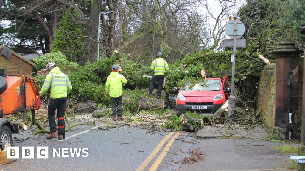 Storm Doris: 10 Hurt As Winds Wreak Havoc Across North West - BBC News