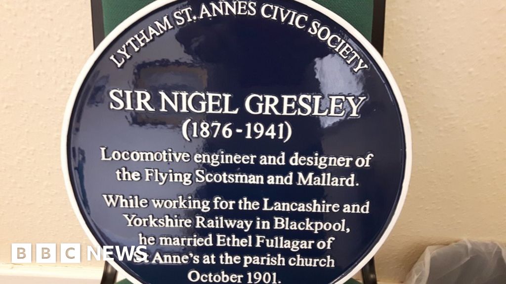 Blue plaque