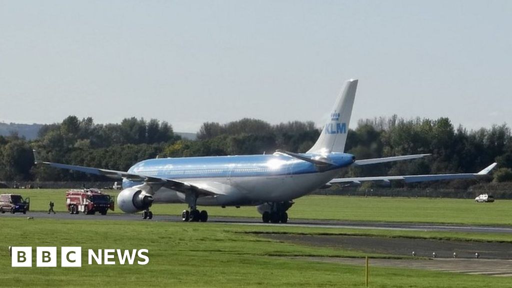 Plane in emergency Prestwick Airport landing over faulty oven