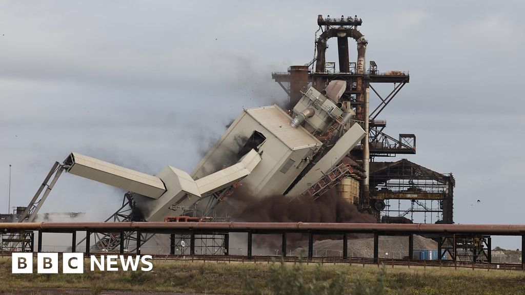 Redcar ex-SSI coal plant demolished in explosion