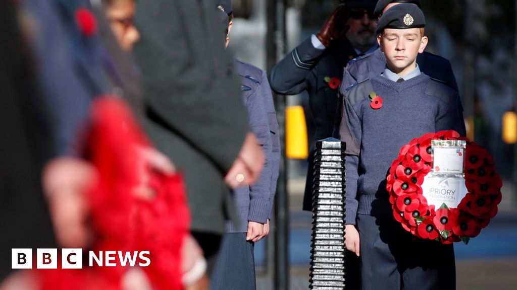 Armistice Day: UK gathers for remembrance of deaths in military conflicts
