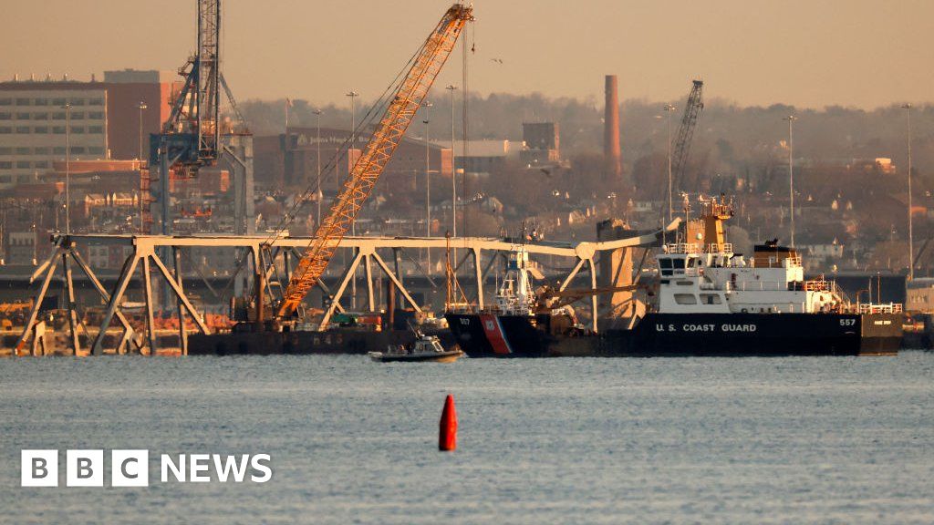 Massive US crane to haul Baltimore bridge wreckage