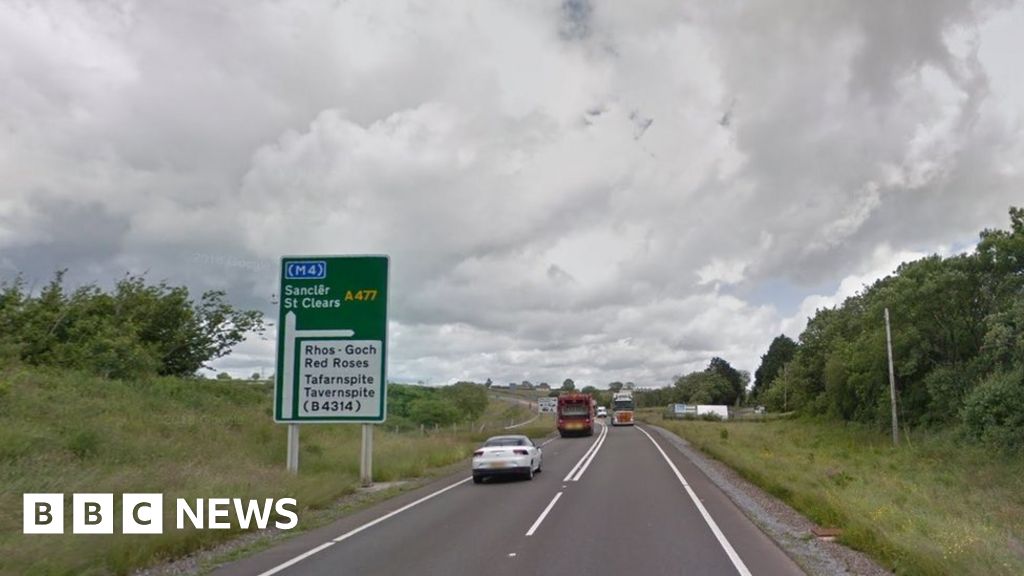 A477 crash: Man dies in collision with lorry - BBC News