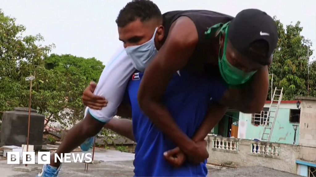 Tokyo Olympics: Athletes find new ways to train in lockdown