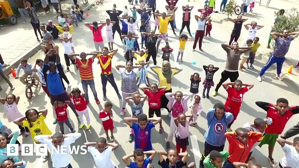 Swapping traffic for a workout on Ethiopia's streets