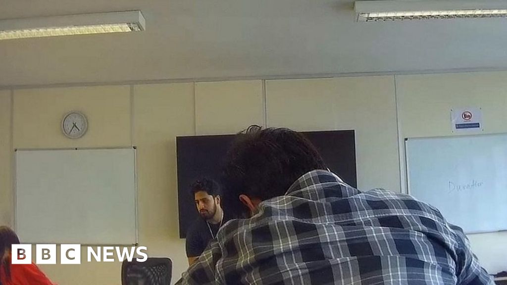 BBC undercover reporter at security officer training classes