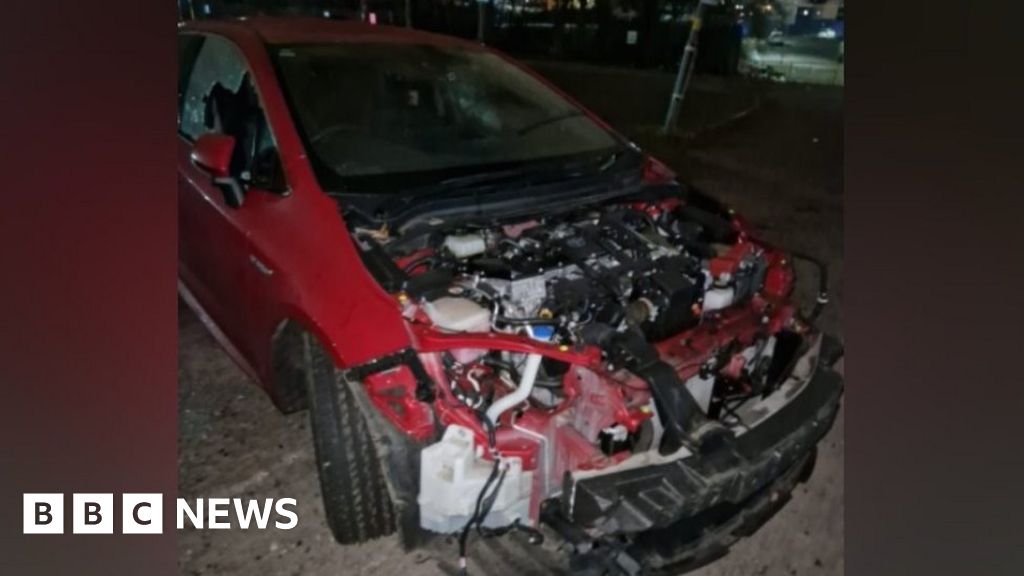 football-fan-s-car-stripped-at-blues-match-bbc-news