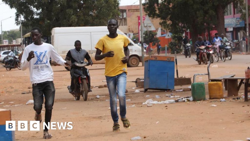 Burkina Faso coup: Gunshots in capital and roads blocked