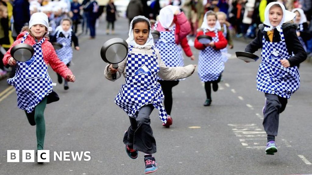 Olney: The town where a pancake race is a global event