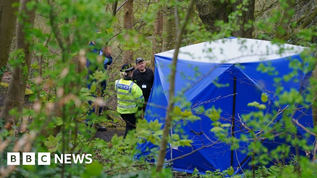 Salford murder inquiry after human torso found in woodland - BBC News