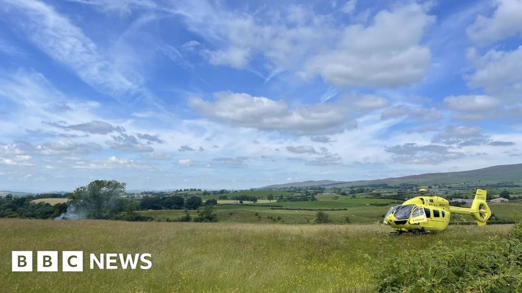 Yorkshire helicopter crash: Two dead near Burton in Lonsdale