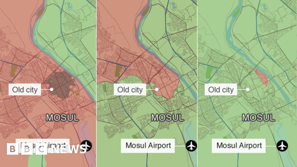 How the battle for Mosul unfolded BBC News