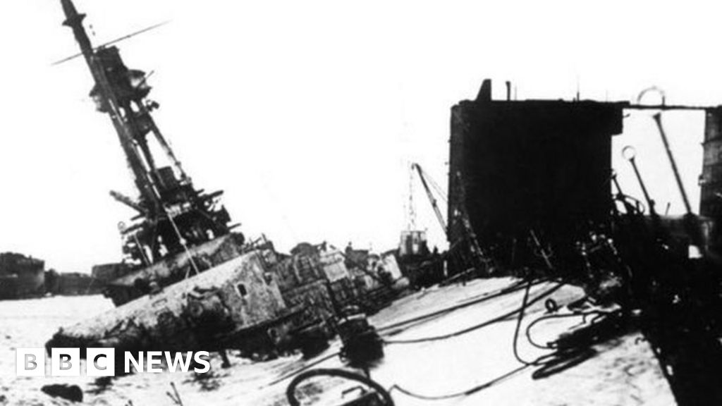 Letter Recounts 1919 Scuttling Of German Fleet At Scapa Flow. - BBC News