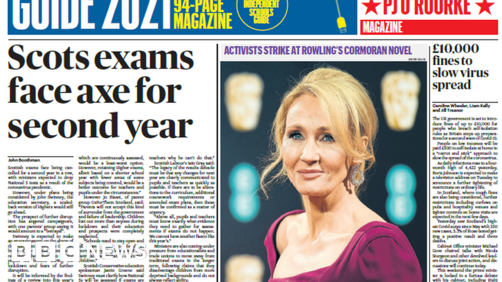 Scotlands Papers Exams Cancelled In 2021 And Self Isolating Fines 