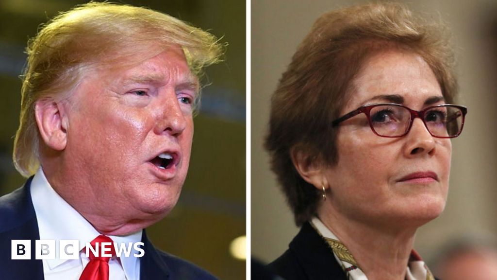 Trump says envoy Marie Yovanovitch refused to hang his photo