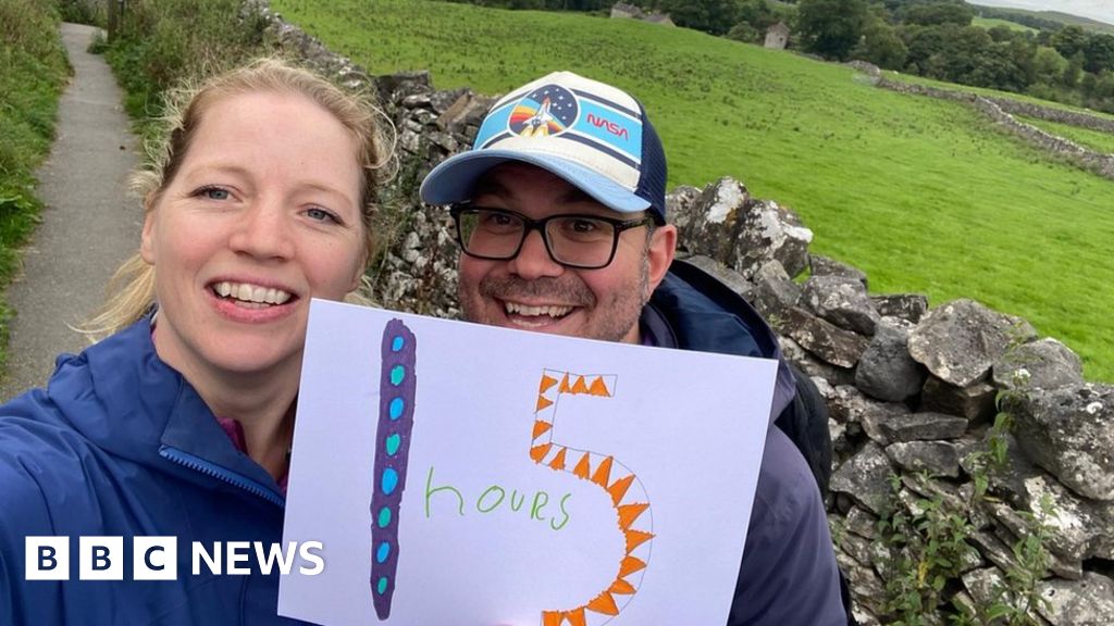 Ilkley couple sacrifice sleep for Dales Way charity walk