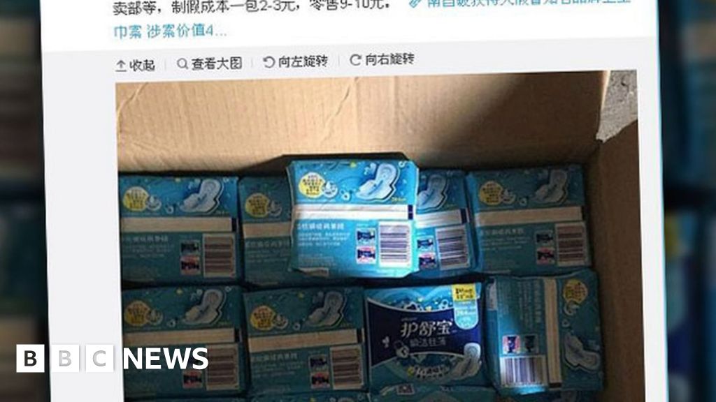 China Fake Sanitary Pads Scam Sparks Health Concerns Bbc News 