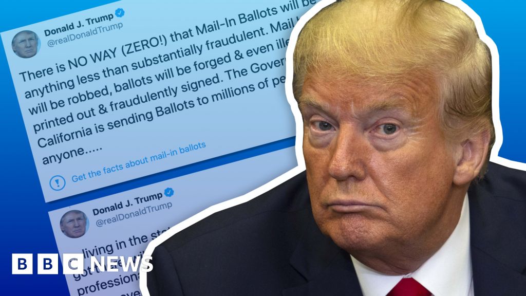 Trump to redefine social-media legal protections - BBC News