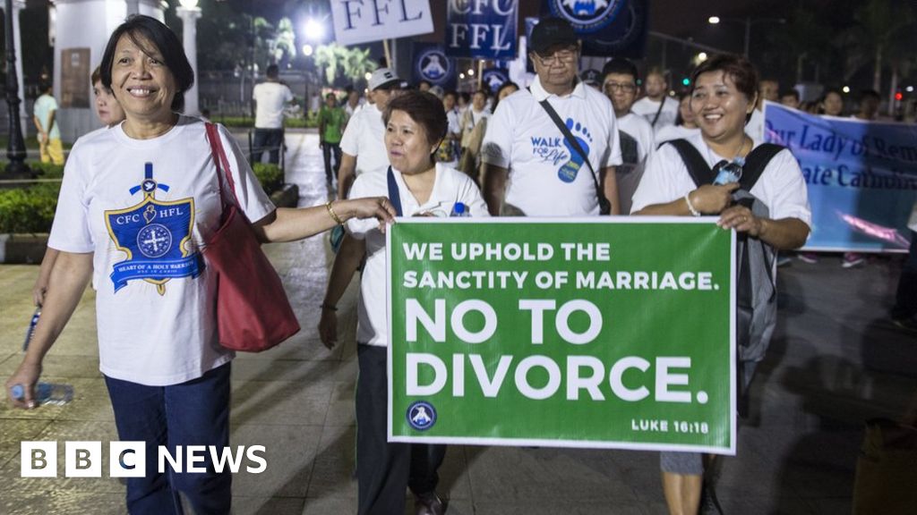 Philippines moves closer to allowing divorce BBC News