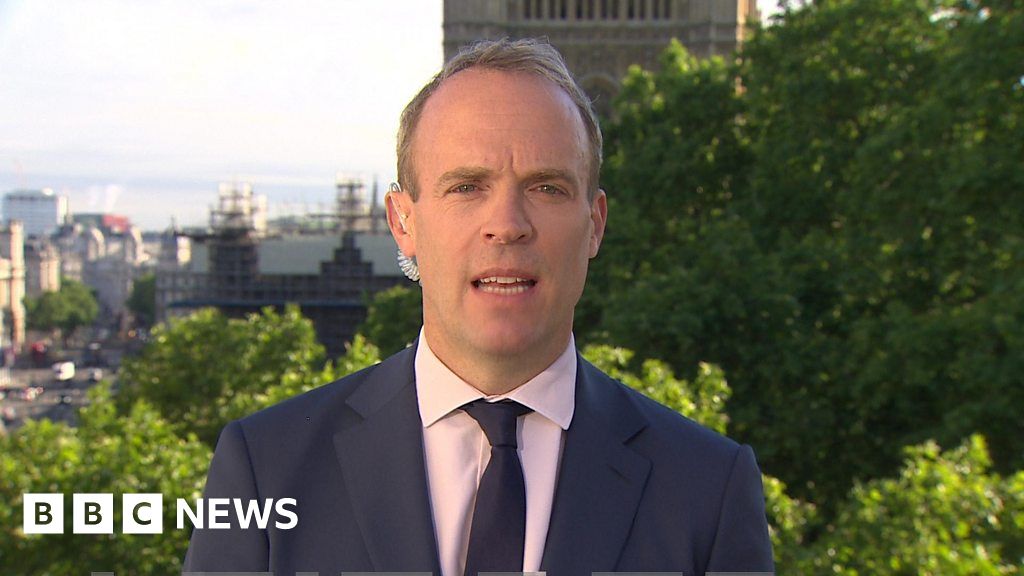 Dominic Raab On Lack Of Candidate To Take Over From Boris Johnson    125309558 P0ccdn6q 