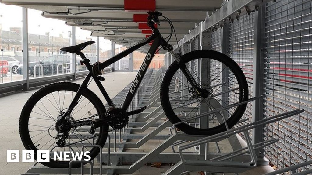 £400k bicycle parking hub launched in Dundee BBC News