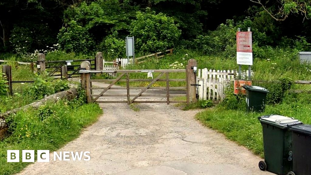 Pickering Car and train in level crossing collision