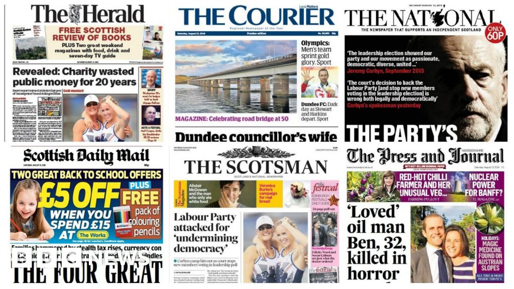 Aberdeen newspapers 'outperform rivals' despite sales drop - BBC News