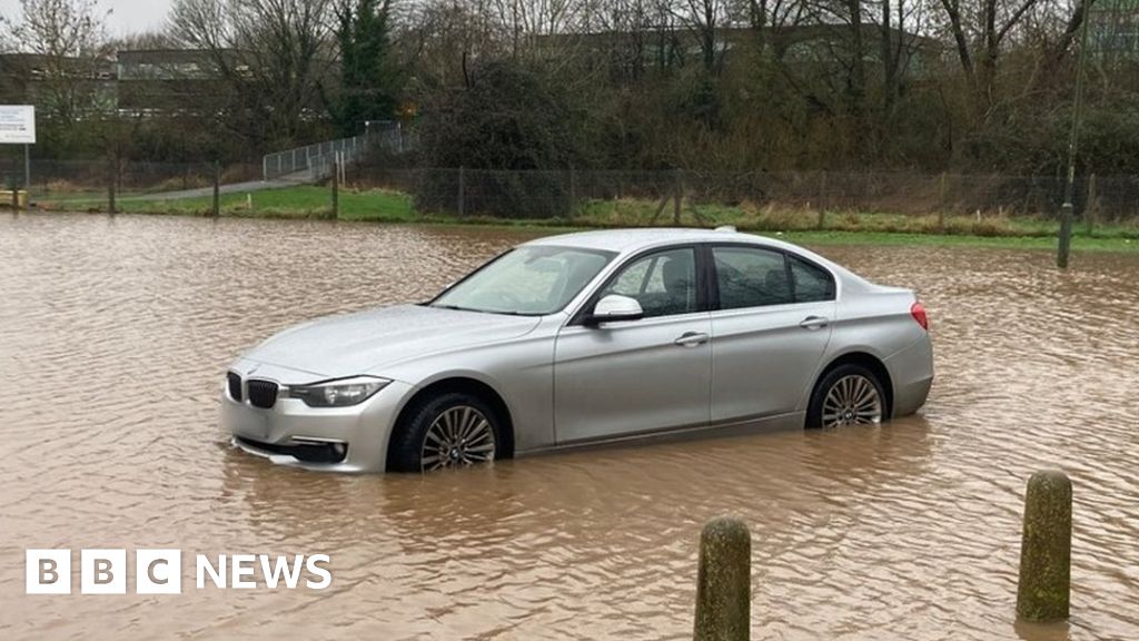 Worcestershire flood warnings and landslips after rain 