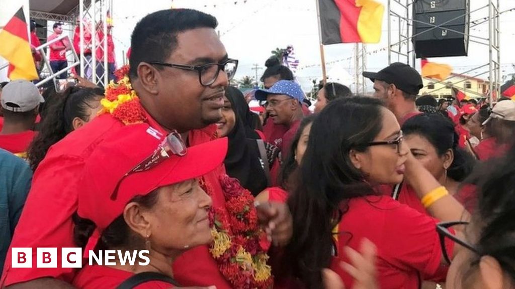 Guyana swears in new president after long stand-off