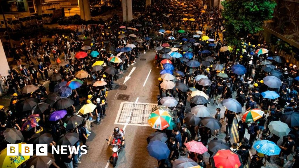 Hong Kong protests: Demonstrators gather amid rising tensions