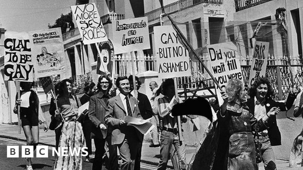 Brighton Pride: Unseen images of 1973 gay march discovered