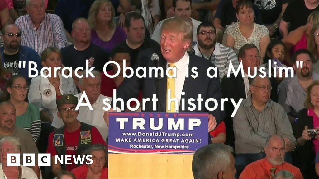 A History Of Calling Barack Obama A Muslim BBC News