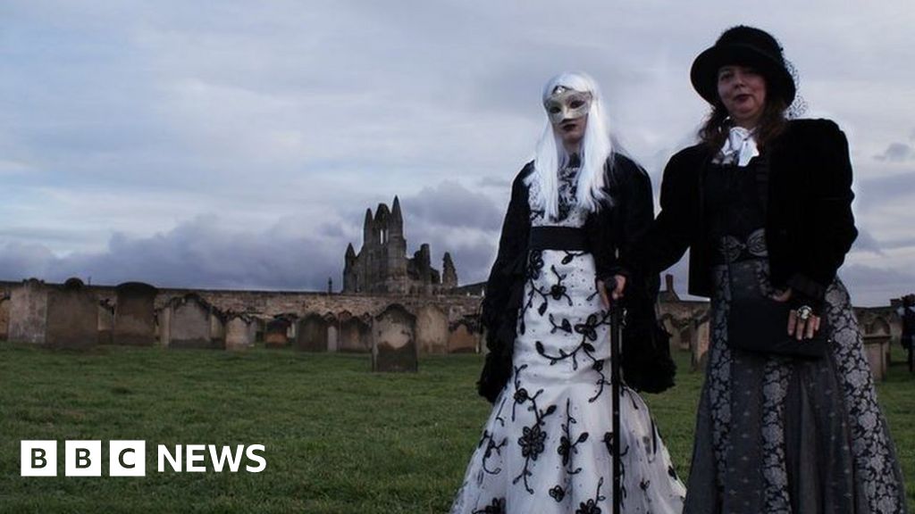 Whitby Abbey Mock Graveyard Idea To Deter Goth Photos Bbc News 