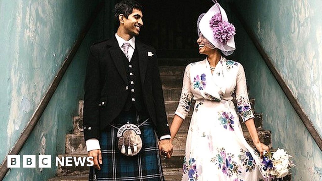 couple-kept-apart-by-coronavirus-marry-in-scotland-bbc-news
