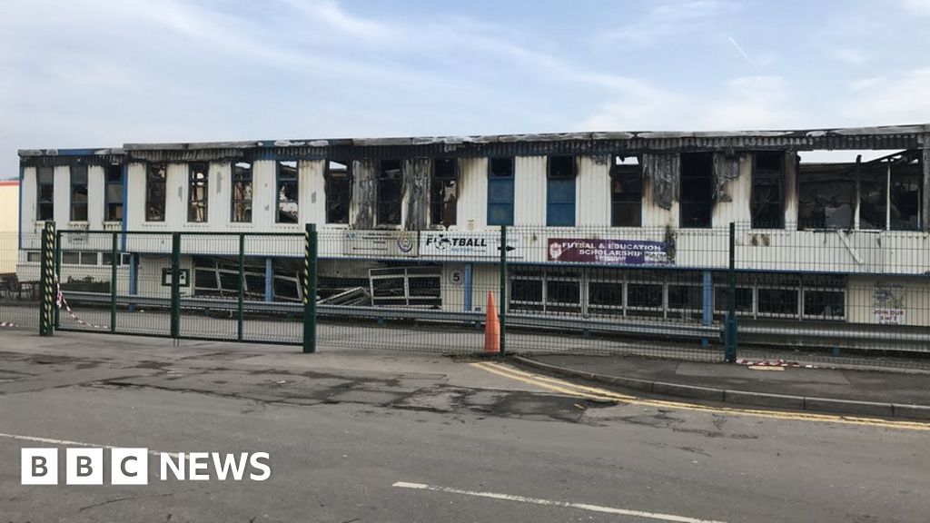 Fire at Cwmbran's Football Factory 'devastates' locals BBC News